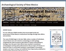 Tablet Screenshot of newmexico-archaeology.org